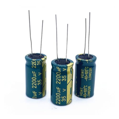 Condensateur électrolytique 35V 2200uF H205 à faible ESR en lot de 6 pièces