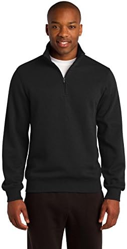 Sport Tek Men's 1/4 Zip Sweatshirt XL Black