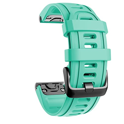 Bracelet souple silicone 20 mm couleur G pour Fenix 6S