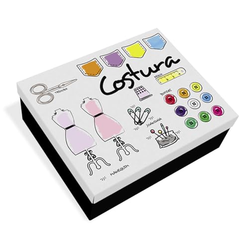 Geguton - Caixa Costura - Aço com Divisórias Internas