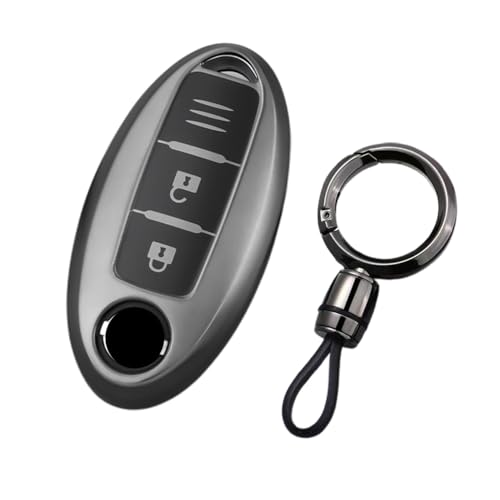 Coque de clé de voiture pour Nissan Juke Qashqai boîtier clé 3 boutons