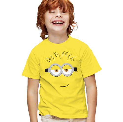 Popfunk Minions Calm Minion Kids T Shirt for Youth Toddler Boys and Girls
