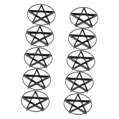 KITANDOVE 10pezzi Pad per Fioriera Plastica Supporto Rialzato per Vasi da Fiori Base Traspirante per Fioriere Elevatore per Vasi per Evitare Marciume delle Radici Adatto per Piante Interne