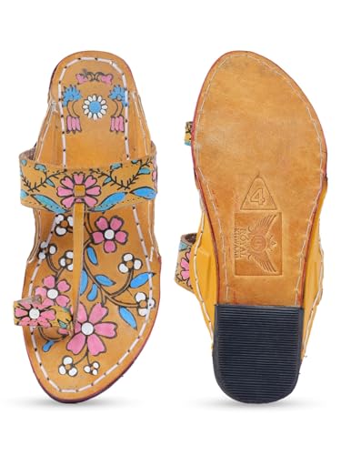 Image of Kolhapuri kolapuri chappal chapal slippers for women ladies original leather-24
