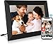 Produktbild FRAMEO WiFi Digitaler Bilderrahmen,10.1 Zoll WLAN Fotorahmen 1280 * 800 IPS Touchscreen Fotos und Videos können jederzeit und von überall aus, über die App geteilt Werden 16GB Speicher