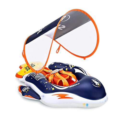 IEEILULU Bouee Bebe, Bouee Piscine Bebe avec Pare Soleil e Siège, Bouée Bébé Flotteur Piscine, Bouée Piscine Gonflable pour Piscine, Plage, Vacances de 6...