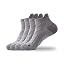 Gray (4 Pairs Short&thicken )