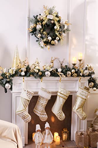 Valery Madelyn Christmas Decoration Bundle (3 Items) Stockings*1 + Tree Skirts*2 #TOP3