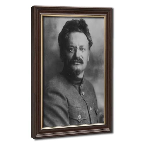 Portrait de Léon Trotsky impression sur toile décoration murale salon 20x30 cm