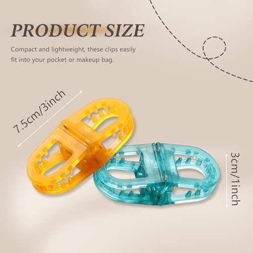 Pinzas magnéticas para cabello, 2 piezas miniatura 2
