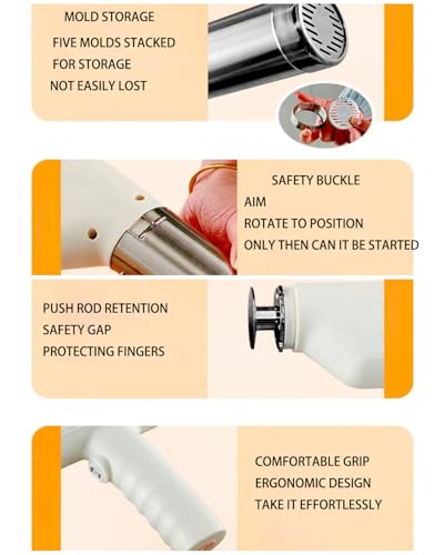 Aptovpvp Noodle Machine, Household Handheld Wireless Electric Noodle Press,Sausage Filler thumb #7