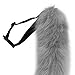 SMILETERNITY Faux Fur Furry Animal Cat Fox Tail for Halloween Party Cosplay Costume Accessories Brown