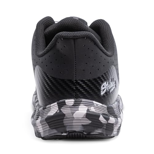 Image of KR Strikeforce Arrow Fast Twist Right Hand Men's Bowling Shoes with #8 Slide Pad on Both Shoes for Right or Left Handed Bowlers
