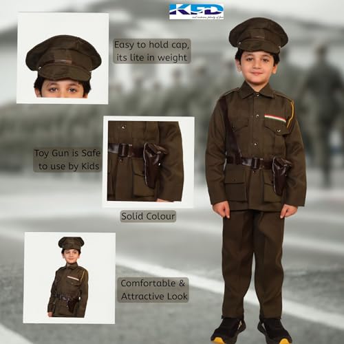 Image of Kaku Fancy Dresses Our Helper Costume for Boys & Girls | Social Helper Doctor, Nurse, Fireman, Postman, Teacher, Farmer Dress For Kids