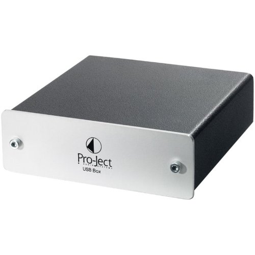 convertitore usb Pro-Ject USB Box S - Scheda audio esterna, DAC Sigma-Delta, ingresso USB, colore: Argento