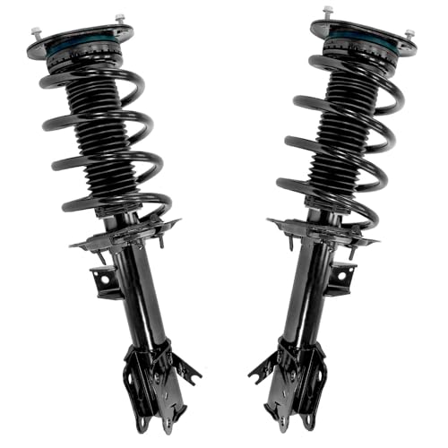 Image of Detroit Axle - 8pc Struts Shocks Suspension Kit for 15-24 Ford Edge 16-18 Lincoln MKX 19-23 Nautilus, 2 Front Struts with Coil Spring Assembly 2 Rear Shock Absorbers 4 Front Rear Sway Bars Replacement