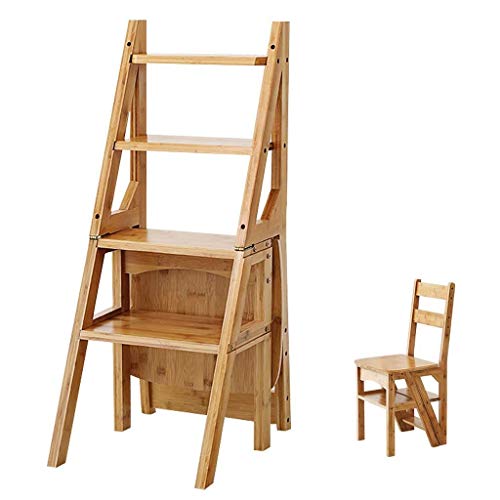Haute échelle en bambou pour attraper facilement vos objets en hauteur