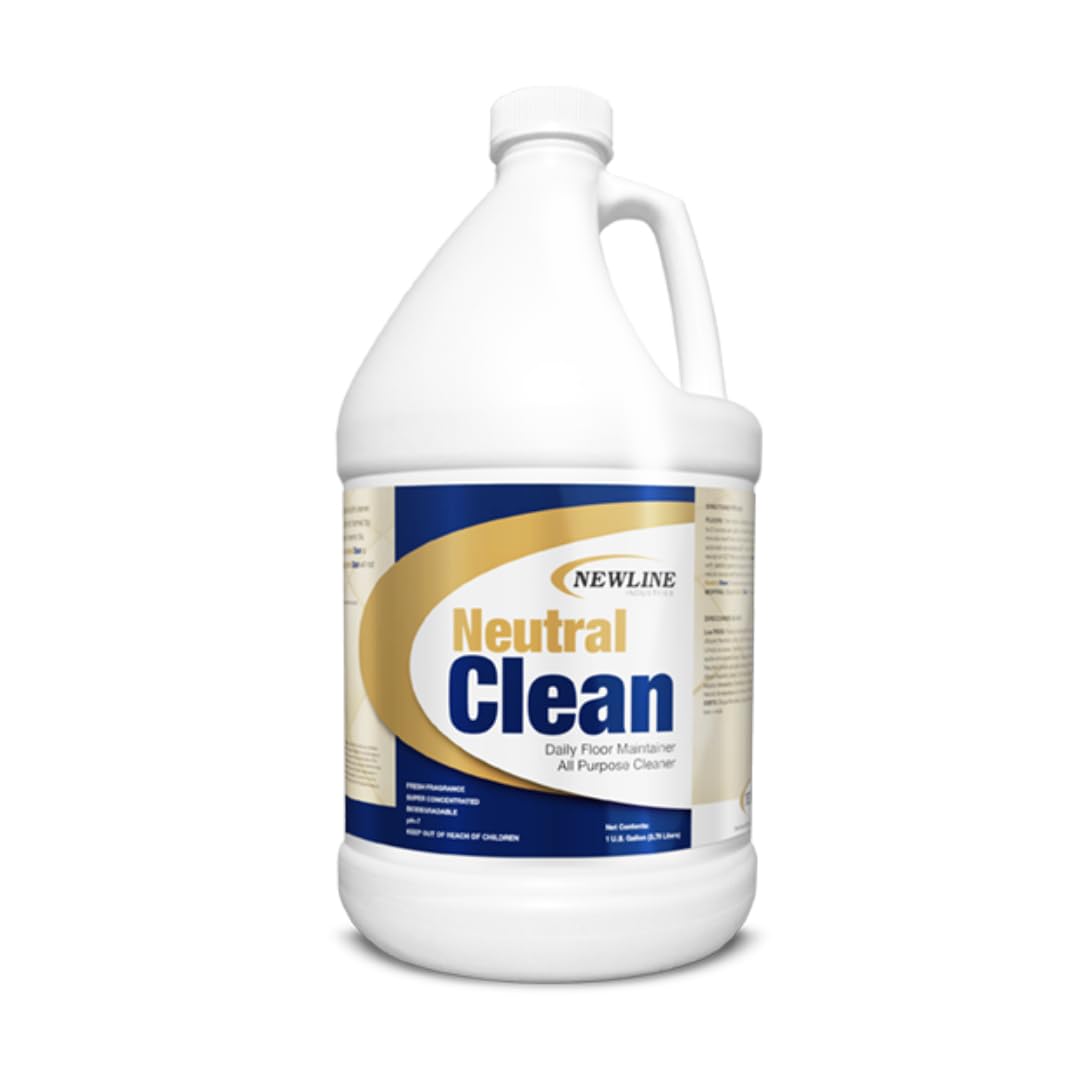 Neutral Clean Daily Floor Cleaner, pH Neutral, All Purpose Concentrated Cleaner, 1 Gallon (1)