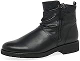 Gabor Damen Biker Boots 32.702, Frauen Stiefelette,Stiefel,Halbstiefel,BikerBootie,flach,schwarz (Micro),40 EU / 6.5 UK