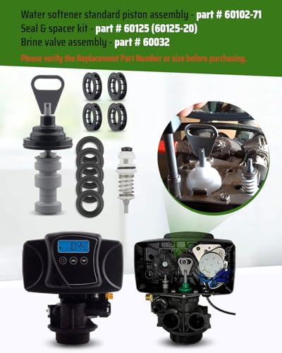 Kit de reconstrucción para ablandador de agua Fleck 5600SXT miniatura 5