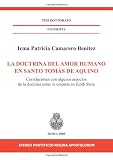  La doctrina del amor humano en santo Tomàs de Aquino. Correlaciones con algunos aspectos de la doctrina sobre la empatía en Edith Stein (Tesi dottorato. Filosofia)