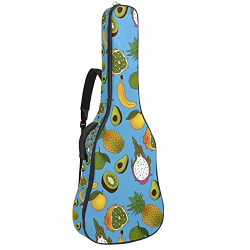 Housse de guitare acoustique 106 cm sac à dos antichoc pour transporter sans risque