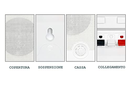 Cassa altoparlante 20W a muro diffusore audio da