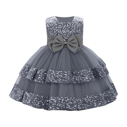 6M-3Y Baby Girl Pageant Dress Sequins Princess Dress Toddler Flower Wedding Birthday Formal Party Gown Dresses