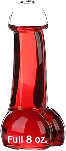 Miniatura 9 de Merrimix - Copas de vino extra grandes de 8 onzas (8.5 fl oz) (4 vasos con embudo y 4 pajitas) Tequila creativa, divertida, única, para adultos,
