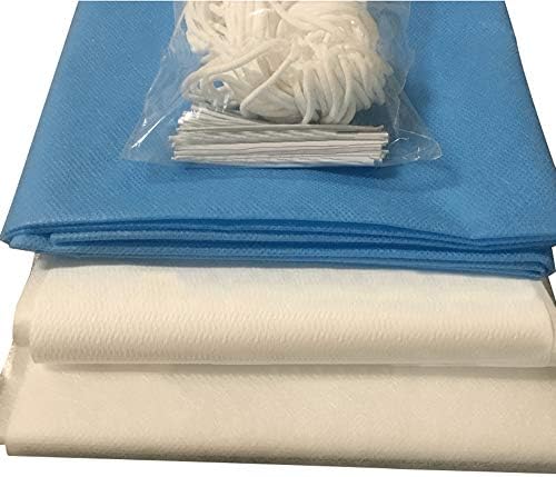 Electrostatic melt-Blown cloth, one-time Waterproof Fabric, 3 Layers of Fabric can be DIY × 200, with Nose Bridge Strip and Ear Band