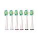 Produktbild QUIGG® 6 Ersatzzahnbürsten für Akku-Schallzahnbürste GT-TBs-01 (2014)