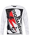 Crew Neck, Long Sleeves DSQUARED2 S74GU0310 S25305 100 Herren Jumper wei�