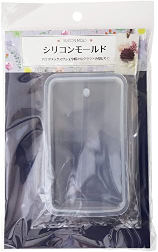 KIYOHARA Craft Gallery アロマ ワックス サシェ シリコン モールド 穴あき 長方形 幅55mm×高さ100mm AWS-06