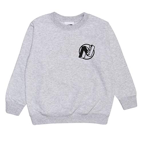 Sweat ras du cou fille Nerf Popgear en gris chiné pour le sport