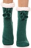 EBMORE Slipper Fuzzy Socks for Women Fluffy Cozy Cabin Winter Warm Soft Fleece Comfy Thick Christmas