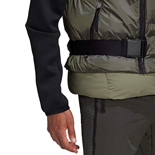 Adidas Down C.R, Gilet Unisex-Adulto, Leggrn, XS