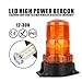 GPPOWER 30LEDS Amber Emergency Warning Flashing Safety Strobe Beacon Light for Forklift Truck Tractor Golf Carts UTV Car Bus 9-30V