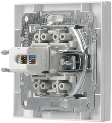 asfora ISDN Socket CAT5e 1 x RJ45 Socket Complete Schneider Electric White