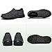 OrthoComfoot Men's Orthopedic High Arch Elastic Lace Shoes, Orthotic Slip-On Fashion Sneakers, Lightweight Outdoor Shoes for Hanging Out Black Size 9