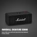 Marshall Emberton III Portable Bluetooth Speakers, Wireless, IP67 Rating Dust & Water Resistant, 32+ Hours Playtime, Quick Charge, Black & Silver