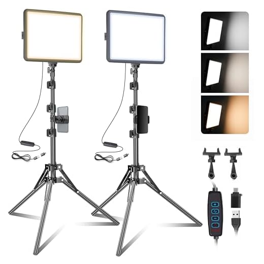 Dimmable LED Video Light Kit