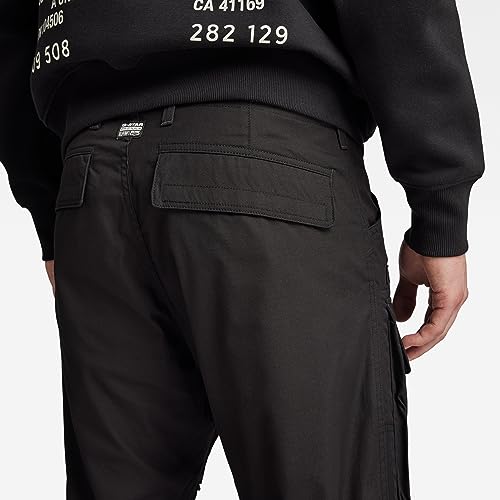 G-STAR RAW Herren 3D Regular Tapered Cargohose, Schwarz (dk Black D23636-D384-6484), 26W / 34L – Ansicht 3