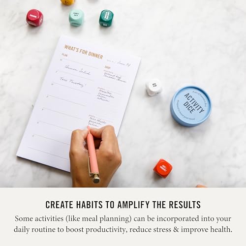 Two Tumbleweeds Mood-Boosting Activity Dice - 9 Wooden Dice for Self-Care & Connection - A Mindful Wellness Tool to Beat Doom-Scrolling - 54 Screen-Free Activities for Calm, Joy & Creativity - Image 6