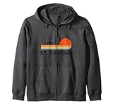 Photo Gallery retro cool st. thomas usvi 70 s sunset novità souvenir felpa con cappuccio Photo Gallery retro cool st. thomas usvi 70 s sunset novità souvenir felpa con cappuccio