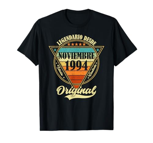 31 cumpleaños Nacido en Noviembre de 1994 Vintage 31 años Camiseta