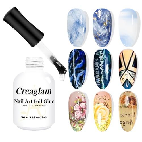 Creaglam Nail Foil Glue Gel, 15ML