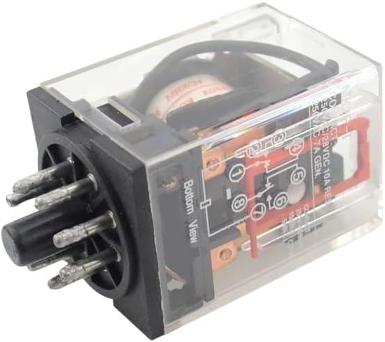 NISZA 1PCS MK2P-I DC12V DC24V AC 220V Coil 8-pin Universal electromagnetic Relay (Size : DC12V)