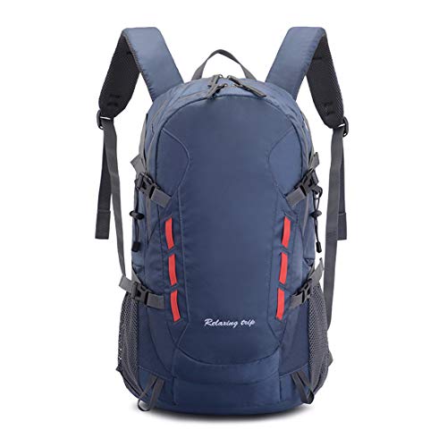 40L Wasserdichtes Nylon REIT Rucksack Männer und Frauen im Freiensport-Fahrrad-Rucksäcke Fahrradtasche,Grau Cover