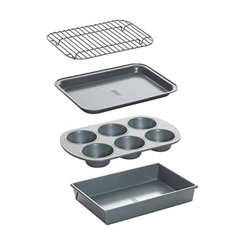 Image of Chicago Metallic Professional 4-Piece Non-Stick Toaster Oven Set