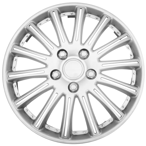 Enjoliveurs de roue voiture universels 14 pouces protection efficace du moyeu lot de 4